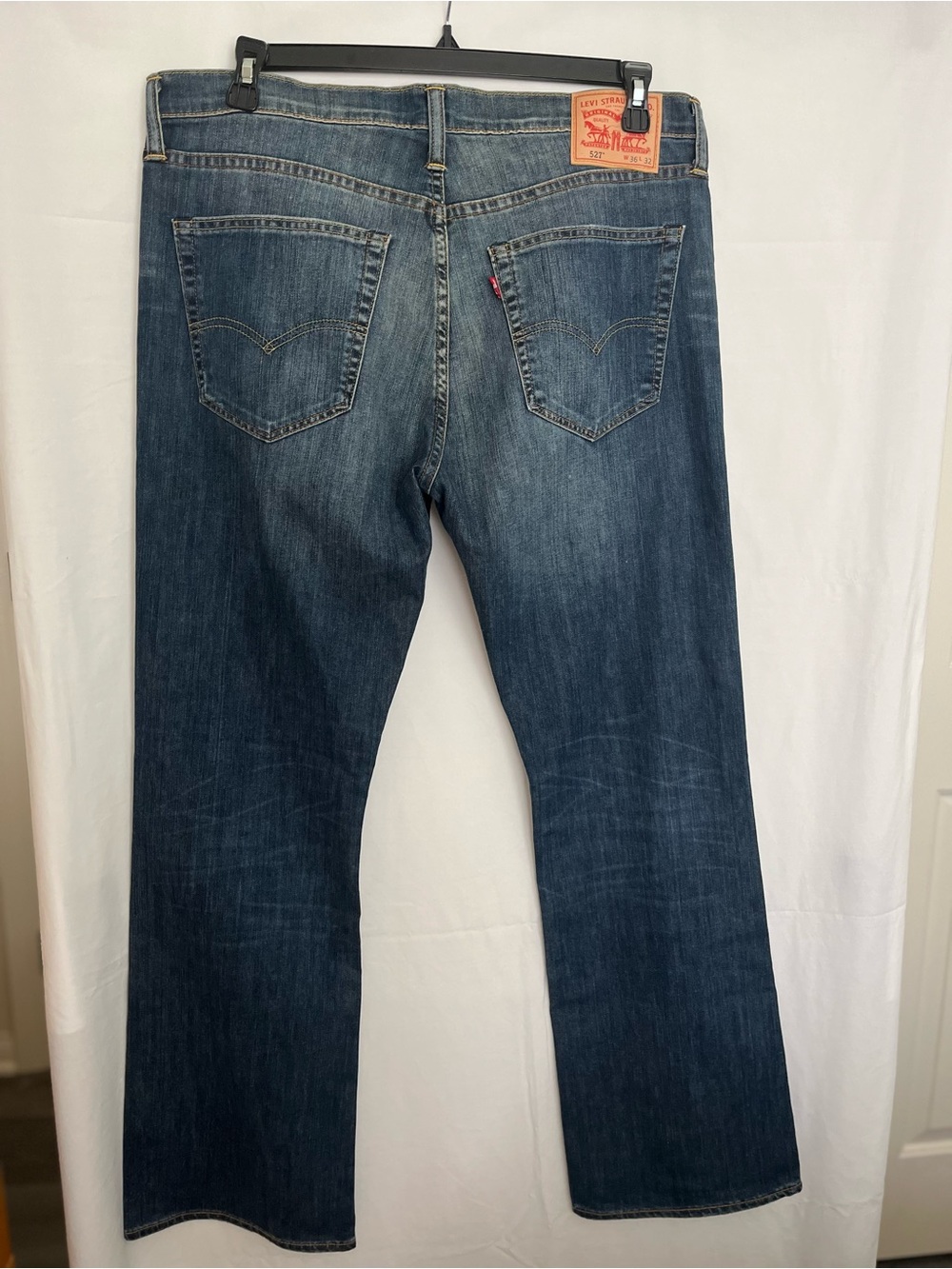 Levi's Men's Dark Blue Bootcut Jeans Vintage 527 - Picture 3 of 8